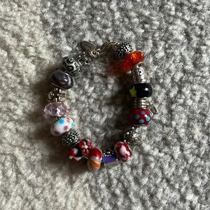 Pandora Lobster claw bracelet + beads bundle